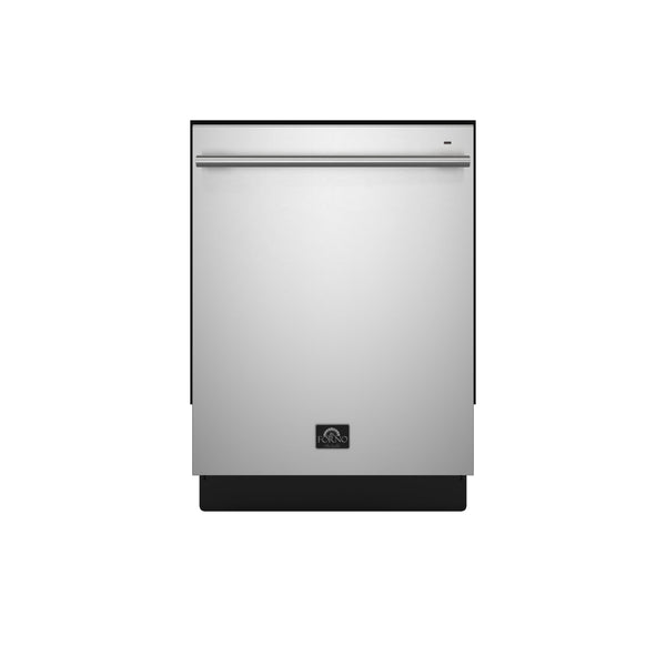 Forno Romano 24-Inch Built-In Dishwasher, Stainless Steel Finish, Stainless Steel Tub, 49 dBA, Energy Star Certified