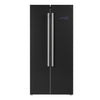 Forno Salerno Espresso 33-Inch Black Side-by-Side Refrigerator, 15.6 Cu. Ft., Energy-Efficient, No Frost, Modern Design