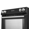 Forno Donatello Espresso 30-Inch Slide-In Black Induction Range, Convection Oven, 5 Cooking Zones, Touch Control Panel
