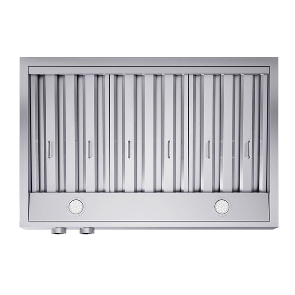 Forno Biagio 36-Inch Wall Mounted Range Hood, Stainless Steel, Heavy Duty