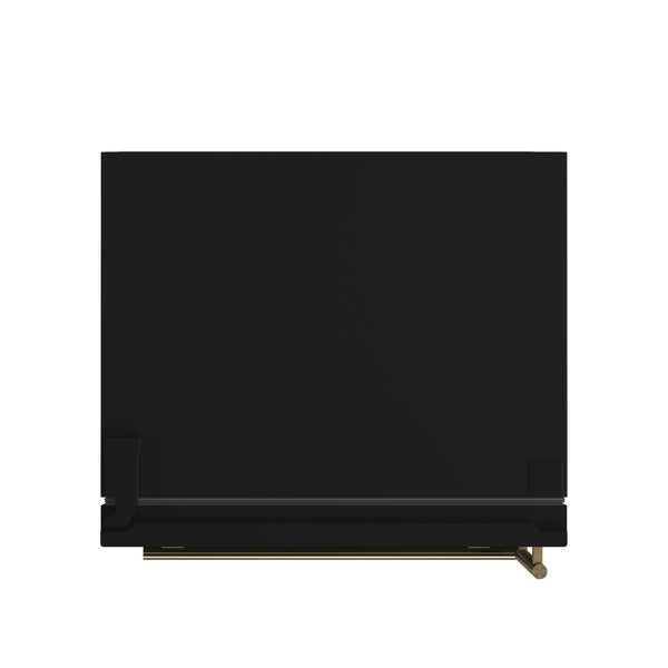 Forno Milano 2-Piece 62-Inch Freestanding Dual Bottom Freezer Refrigerator in Black – 34.4 cu.ft, Touch Control, Ice Maker