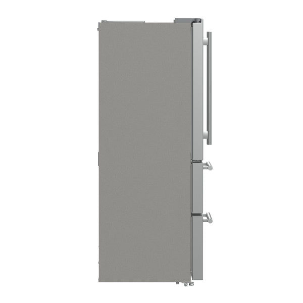 Forno Moena 36-Inch French Door Refrigerator, 19.2 cu.ft, Counter Depth, Ice Maker, Stainless Steel Interior Panel, ENERGY STAR Certified