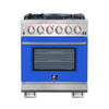 Forno Capriasca 30-Inch Freestanding Gas Range, 4 Burners, True Convection Oven
