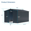 Metal Storage Shed 8'x12'