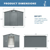 Metal Storage Shed 8'x12'
