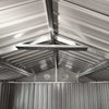 12x8 ft Metal Storage Shed with Foundation Kit - CheryLife