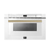 Forno Capoliveri Espresso 24-Inch Microwave Drawer, White, 1.2 cu.ft, 1500 Watts, Built-In, Touch Control LCD Display, Auto-Touch Open/Close, 11 Power Levels, Sensor Cooking