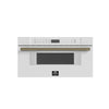 Forno Capoliveri Espresso 30-Inch Microwave Drawer, White, 1.2 cu.ft, 1500 Watts, Built-In, Touch Control LCD Display, Auto-Touch Open/Close, 11 Power Levels, Sensor Cooking