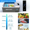 LionCooler Mini Solar Powered Car Fridge Freezer, 29 Quarts