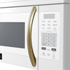 Forno Scalo 30-Inch Over the Range Microwave, White – 1.6 cu.ft, 300 CFM Vent, Touch Control, LED Light