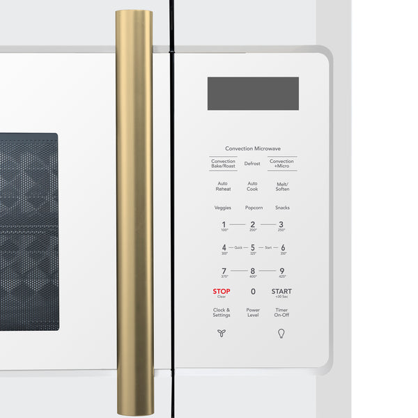 Forno Fornace 30-Inch Over the Range Convection Microwave, White – 1.5 cu.ft, 300 CFM Vent, Touch Control, LED Light