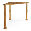 Outdoor Acacia Wood Triangle Pergola