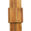 Outdoor Acacia Wood Triangle Pergola