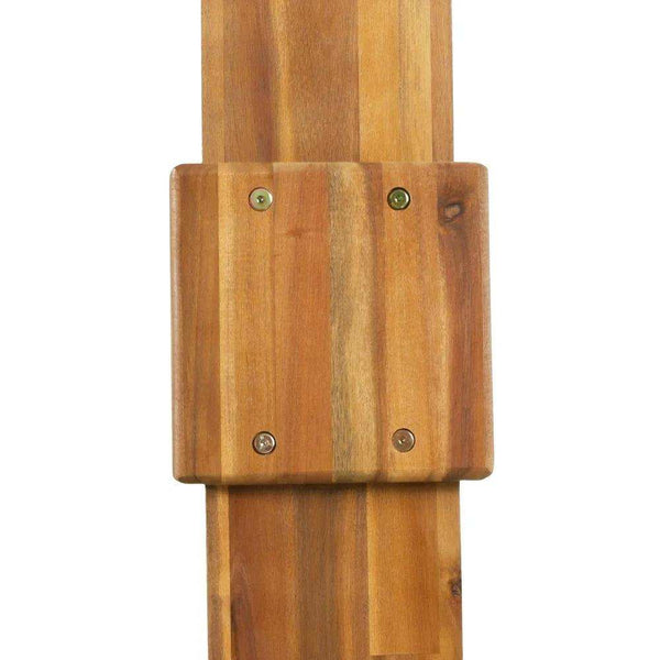 Outdoor Acacia Wood Triangle Pergola