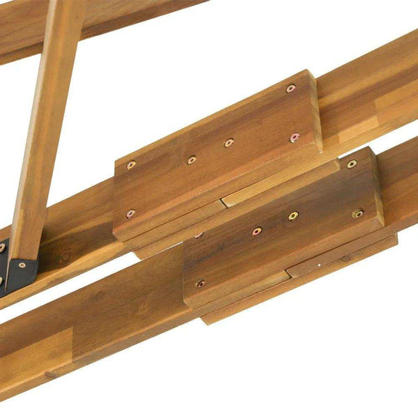 Outdoor Acacia Wood Triangle Pergola