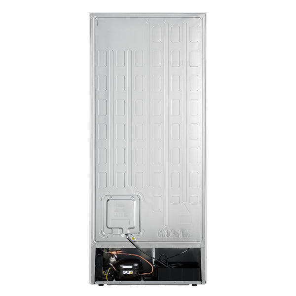 Forno Maderno 28-Inch Convertible Upright Freezer/Refrigerator in White with Antique Brass Handle, 13.6 cu.ft., Left Swing