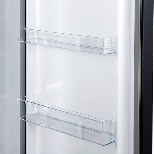 Forno Maderno 2-28-Inch Wide Convertible Refrigerator/Freezer in Black, Decorative Trim, 27.2 cu.ft, 84-Inch High, ENERGY STAR Certified