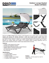 Outdoor Double Chaise Textilene Lounge Daybed with Canopy and Headrest Pillows