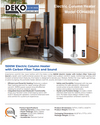 1500W Electric Column Heater with Halogen Tube