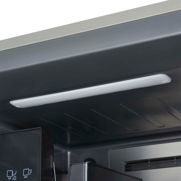 Forno Fortezza 28 Inch Left-Swing Freezer, Stainless Steel with Automatic Ice Maker