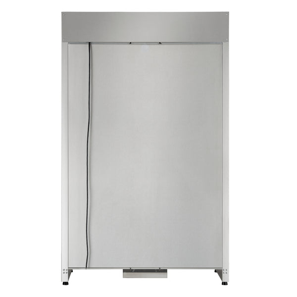 FORNO Abruzzo 48-Inch Dual Zone Wine Cellar, 102 Bottles, 24 cu. ft., Clear Acrylic Holders & Stainless Trim Shelves