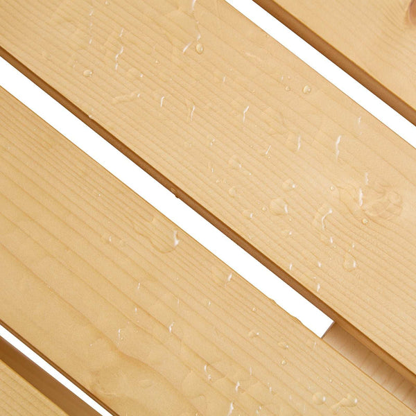 Wooden Round Picnic Table For 6 person 08