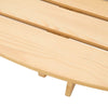 Wooden Round Picnic Table For 6 person 09