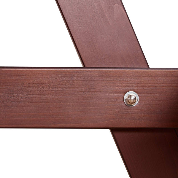 Wooden round Picnic Table 6 person main 08