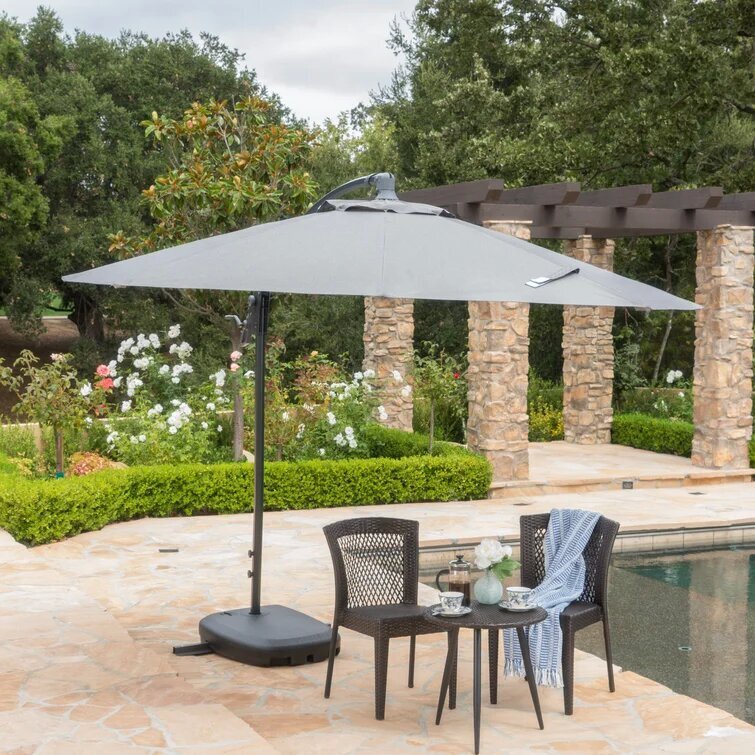 doral designs banana cantilever patio umbrella SIMPLE BANANA SHAPE HANGING UMBRELLA