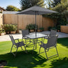 Chery Industrial Sling Folding Dining Set