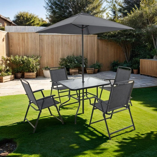 Chery Industrial Sling Folding Dining Set