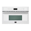 Oliena Espresso White 30 Inch 1750 Watt Compact Oven & 1000 Watt Microwave, 1.6 cu. ft.