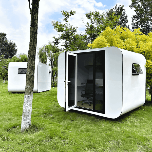 Modern Tiny Office Apple Cabin 10ft