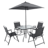 Chery Industrial Sling Folding Dining Set
