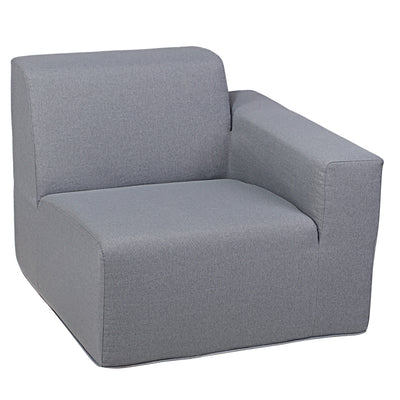 2 Place SeatingGray Outdoor Compressed Foam Sofa Set
