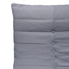 5 Piece Gray Outdoor Compressed Foam Loveseat Sofa Chairs and Table Set