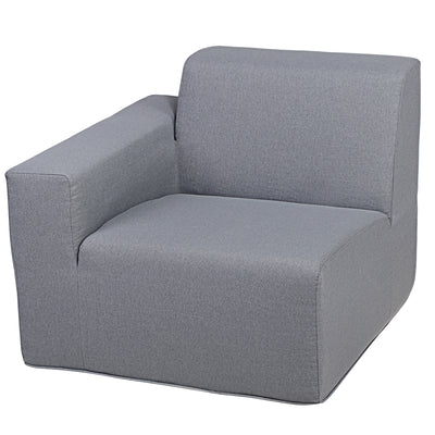 2 Place SeatingGray Outdoor Compressed Foam Sofa Set