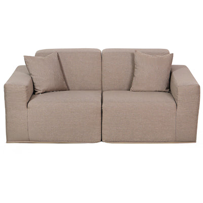 2 Place SeatingBrown Outdoor Compressed Foam Sectional Sofas