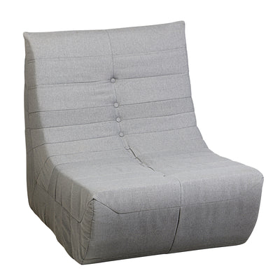 5 Piece Gray Outdoor Compressed Foam Loveseat Sofa Chairs and Table Set