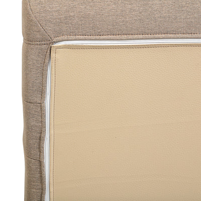 5 Piece Brown Outdoor Compressed Foam Loveseat Sofa Chairs and Table Set