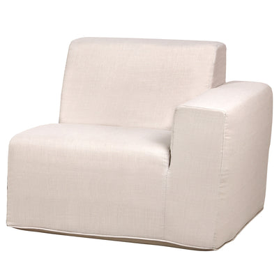 2 Place SeatingBeige Outdoor Compressed Foam Sectional Sofas