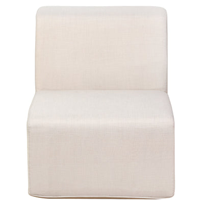 4 Place SeatingBeige Outdoor Compressed Foam Sectional Sofas and Ottoman Set