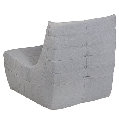 5 Piece Gray Outdoor Compressed Foam Loveseat Sofa Chairs and Table Set