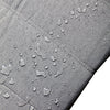5 Piece Gray Outdoor Compressed Foam Loveseat Sofa Chairs and Table Set