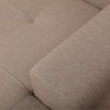 4 Piece Brown Outdoor Compressed Foam Sectional Sofa Lounger and Table Set