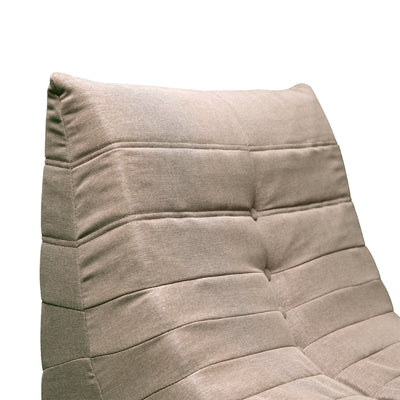 5 Piece Brown Outdoor Compressed Foam Loveseat Sofa Chairs and Table Set