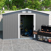 10x12 ft Metal Outdoor Storage Shed main 011