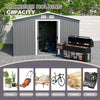 10x12 ft Metal Outdoor Storage Shed main 013