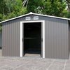 10x12 ft Metal Outdoor Storage Shed main 05