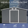 10x12 ft Metal Outdoor Storage Shed main 07